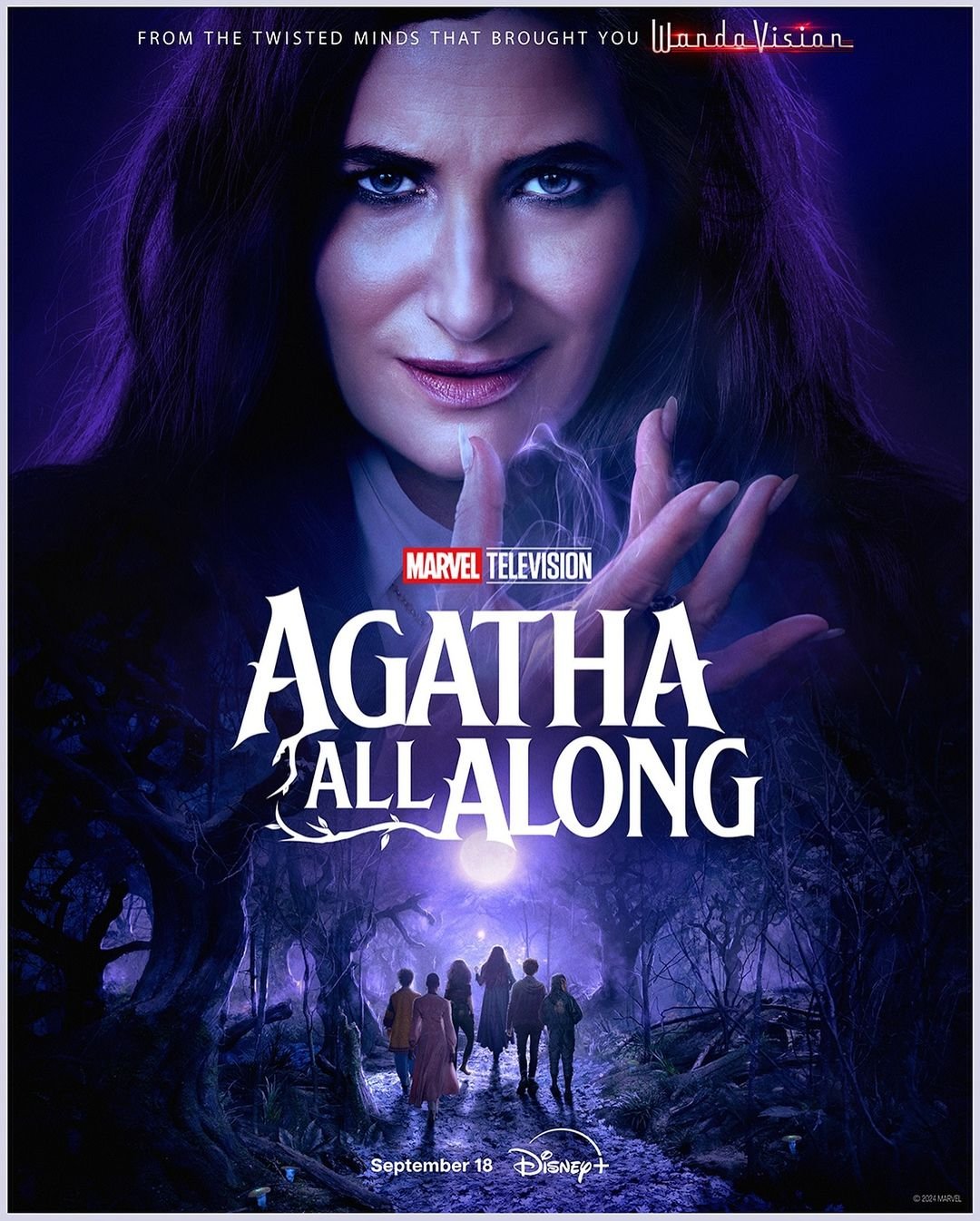 This witch is back for more Marvel Television’s #AgathaAllAlong, streaming September 18 on @DisneyPlus. Sign up now.