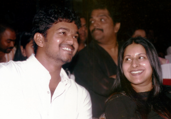 Vijay’s wife Sangeetha
