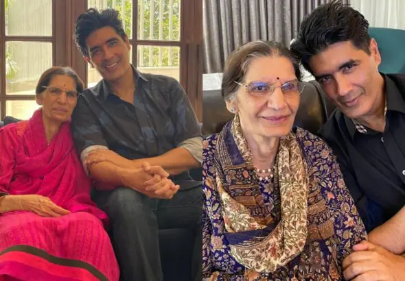 manish malhotra and his mother