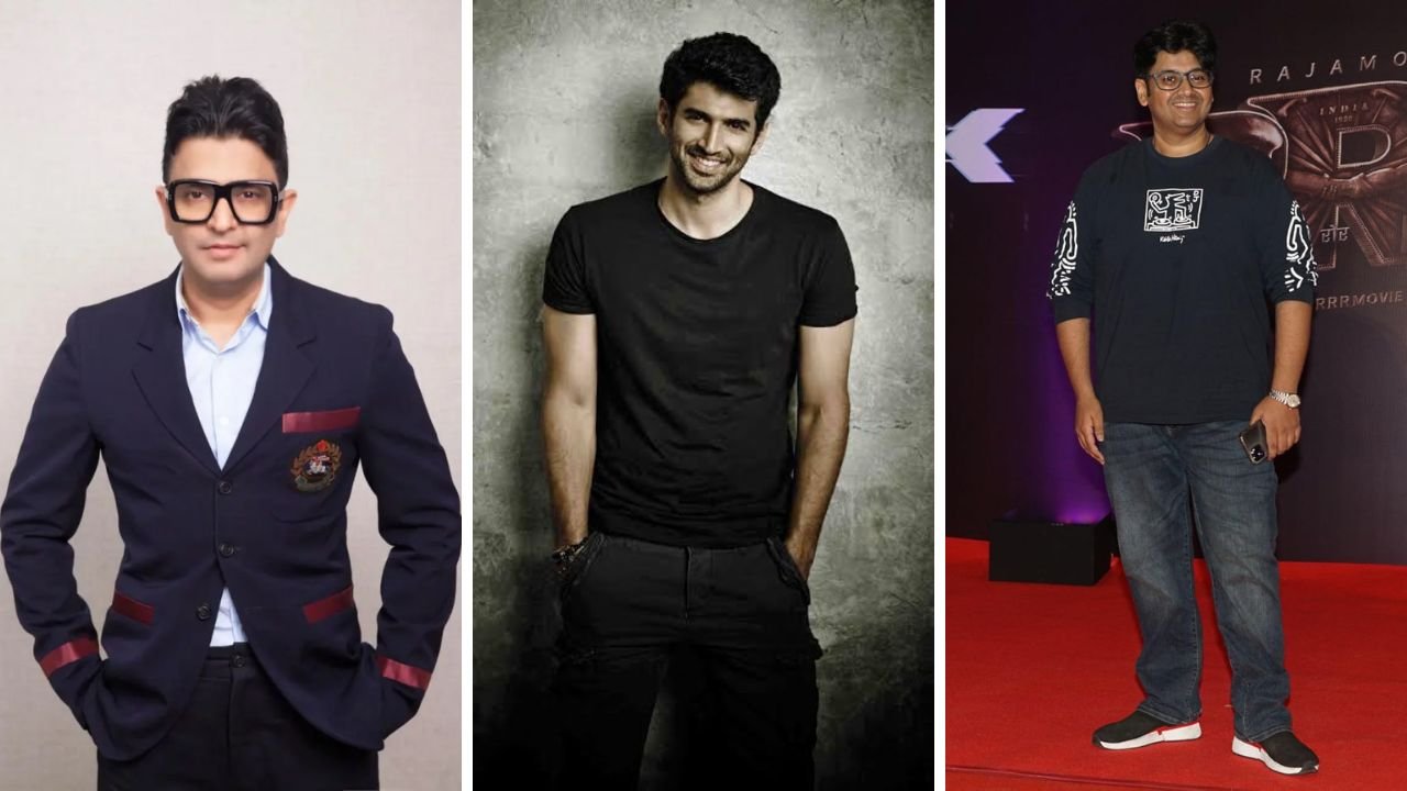 Bhushan Kumar, Aditya Roy Kapur And Milap Milan Zaveri